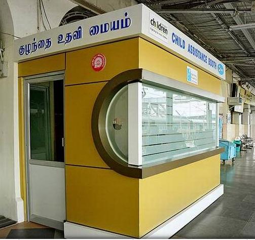 Child Assistance Booths in Railway Stations
