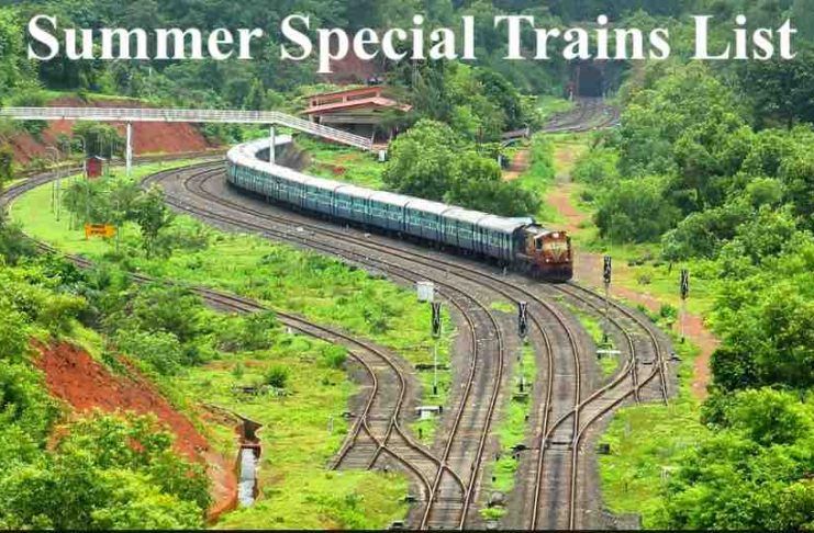 Summer Special Trains List