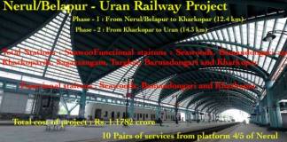 Nerul/Belapur – Uran Railway Corridor Nerul:Belapur - Uran Railway Project