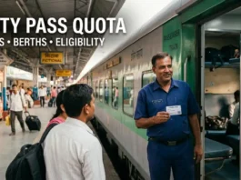 Duty Pass Quota in Trains 2026: Rules, Berths and Eligibility Duty Pass Quota in Trains