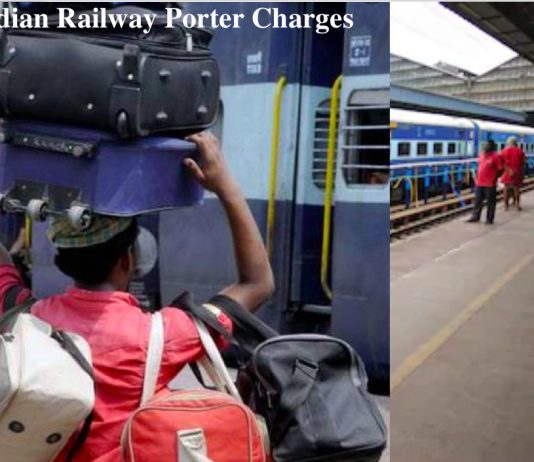Porter or Coolie Charges at Railway Stations Indian Railway Porter Charges