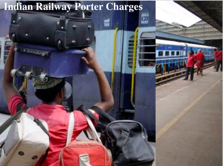 Indian Railway Porter Charges