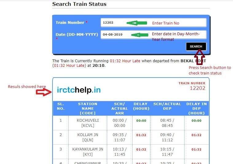 Find Where is My Train Now - Real time Train Track Online easy