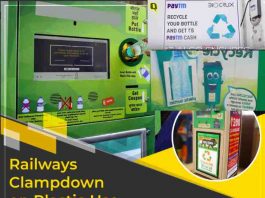 Plastic Bottle recycling Machines at Railway Stations Plastic Free Railway