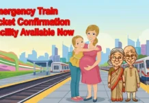 Emergency Quota Train Ticket: How to Apply and What Works Illustration of a pregnant woman, child, and senior citizens at a train station for emergency train ticket confirmation facility