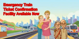Emergency Quota Train Ticket: How to Apply and What Works Illustration of a pregnant woman, child, and senior citizens at a train station for emergency train ticket confirmation facility