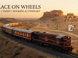 Palace on Wheels 2026 – 27: Route, Tariff, Booking and Itinerary Palace on Wheels luxury train route tariff booking and itinerary guide