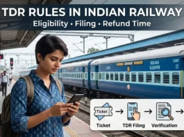 TDR Rule in Indian Railway TDR Rule in Indian Railway Eligibility, Filing and Refund Time info
