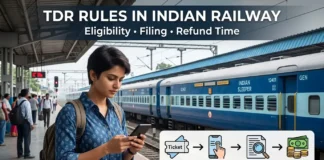 TDR Rule in Indian Railway TDR Rule in Indian Railway Eligibility, Filing and Refund Time info
