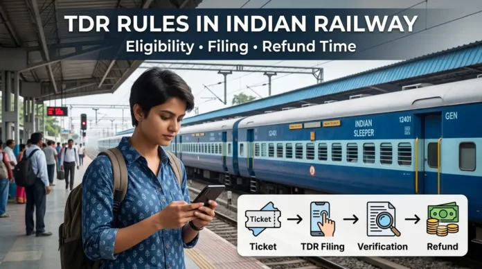 TDR Rule in Indian Railway Eligibility, Filing and Refund Time details TDR Rule in Indian Railway Eligibility, Filing and Refund Time info