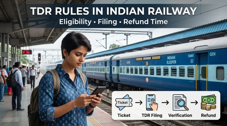 TDR Rule in Indian Railway Eligibility, Filing and Refund Time info