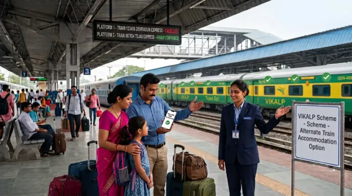 Vikalp Scheme Confirmed berth alternate train Passengers receiving a confirmed berth on an alternate Indian Railways train under the VIKALP Scheme