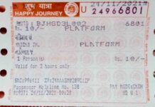 Platform Tickets by Indian Railway Platform Ticket