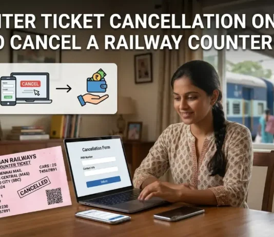 Counter Ticket Cancellation Online 2026: IRCTC and 139 Method Counter Ticket Cancellation Online - How to Cancel a Railway Counter Ticket