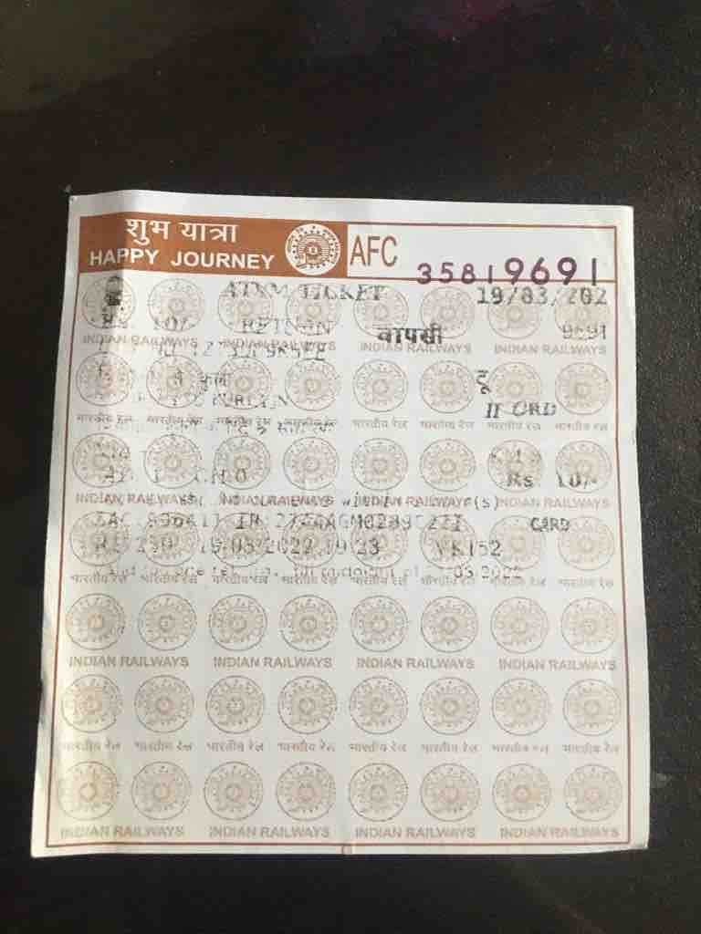 Duplicate Ticket Procedure : Indian Railway