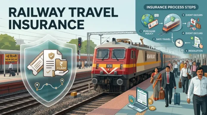Railway Travel Insurance Railway travel insurance 2026 showing IRCTC premium and claim rules