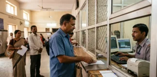 Railway Reservation Counter Booking: PRS Guide and 60 Day Rule Passengers booking train tickets at an Indian Railways reservation counter