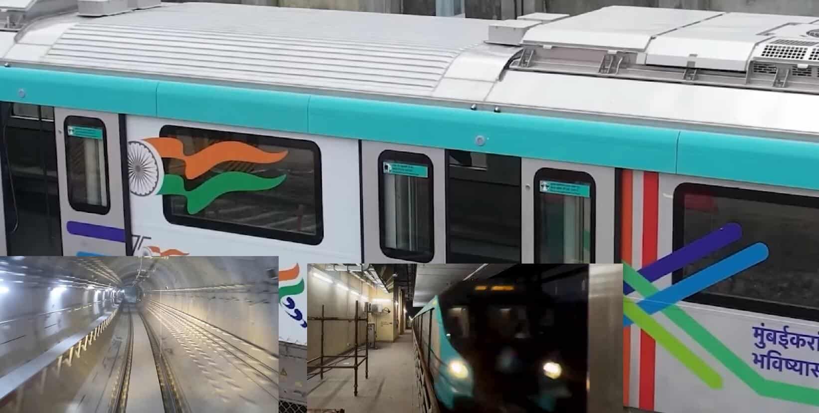 Mumbai Aqua Line: First Underground Metro Starts Soon Mumbai Underground Metro Rail