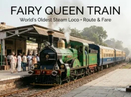 Fairy Queen Train : World’s Oldest Steam Loco, Route and Fare Fairy Queen steam locomotive heritage train in India