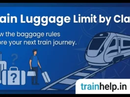 Luggage Limit in Train: How Much Luggage Can I Carry Free? (2026) Luggage limit in train Indian Railways free allowance by class