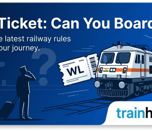 Can I Board a Waitlisted Train Ticket? Rules, Fine and What to Do (2026) Waitlisted train ticket boarding rules Indian Railways