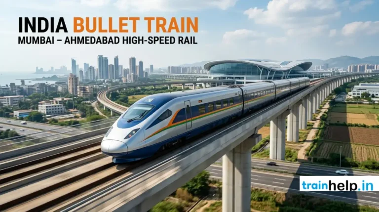 India bullet train Mumbai Ahmedabad high speed rail 2026
