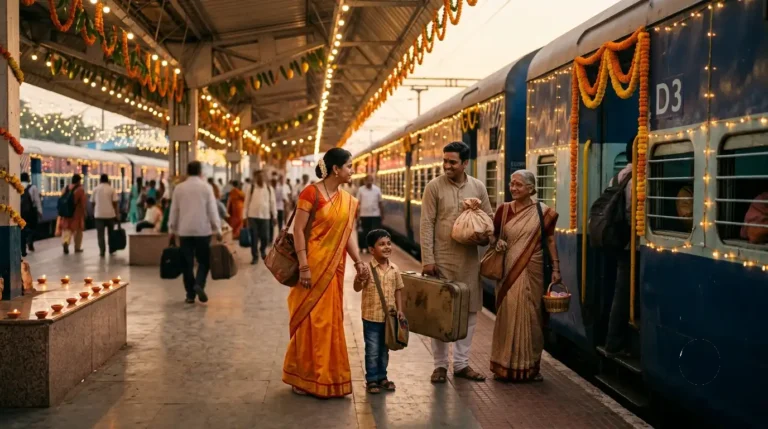 Diwali and Chhath bring the largest passenger movement of the year on Indian Railways.